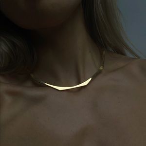 J.Crew Gold Tone Geometric Choker